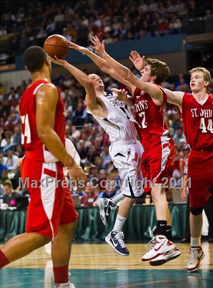 Thumbnail 3 in St. John's Prep vs. St. John's (MIAA Division 1 Final) photogallery.