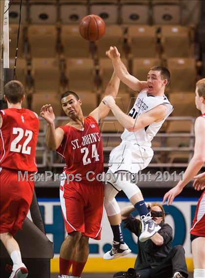 Thumbnail 3 in St. John's Prep vs. St. John's (MIAA Division 1 Final) photogallery.