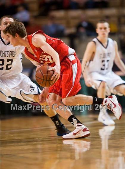 Thumbnail 2 in St. John's Prep vs. St. John's (MIAA Division 1 Final) photogallery.