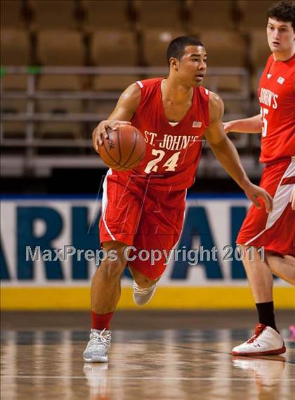 Thumbnail 2 in St. John's Prep vs. St. John's (MIAA Division 1 Final) photogallery.