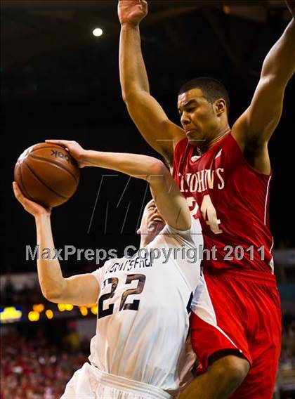 Thumbnail 1 in St. John's Prep vs. St. John's (MIAA Division 1 Final) photogallery.