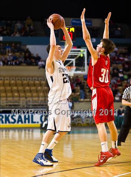 Thumbnail 3 in St. John's Prep vs. St. John's (MIAA Division 1 Final) photogallery.
