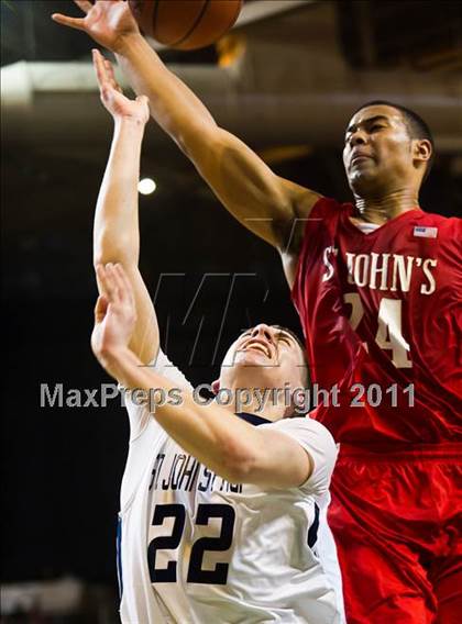 Thumbnail 2 in St. John's Prep vs. St. John's (MIAA Division 1 Final) photogallery.