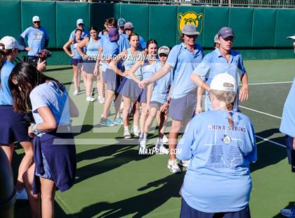 Thumbnail 2 in China Spring vs Wills Point (UIL 4A Tennis Semifinals) photogallery.
