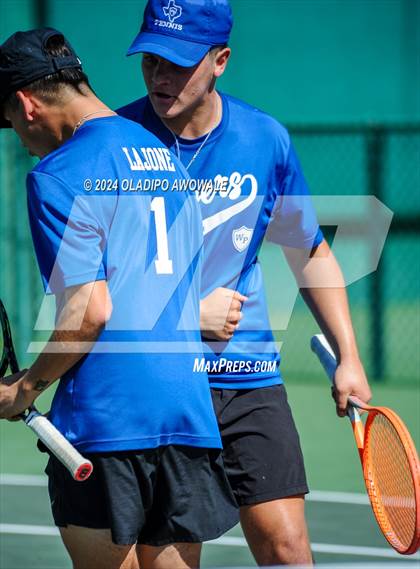 Thumbnail 2 in China Spring vs Wills Point (UIL 4A Tennis Semifinals) photogallery.