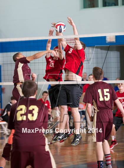 Thumbnail 2 in Canastota vs Germantown (NYSPHSAA Class C/D Regional Championship) photogallery.