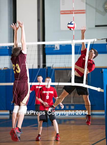 Thumbnail 3 in Canastota vs Germantown (NYSPHSAA Class C/D Regional Championship) photogallery.