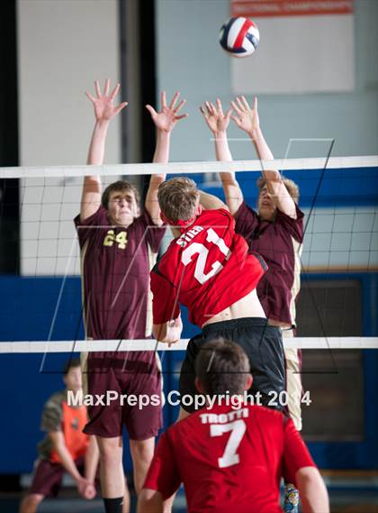Thumbnail 3 in Canastota vs Germantown (NYSPHSAA Class C/D Regional Championship) photogallery.