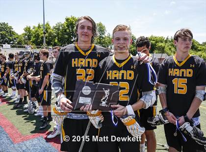 Thumbnail 1 in New Canaan vs. Hand (CIAC Class M Final) photogallery.