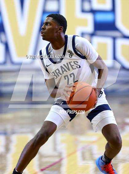 Thumbnail 3 in Mater Dei vs. St. John Bosco photogallery.