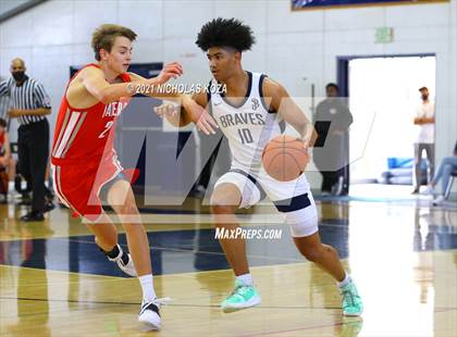 Thumbnail 2 in Mater Dei vs. St. John Bosco photogallery.