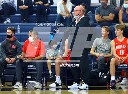 Thumbnail 1 in Mater Dei vs. St. John Bosco photogallery.