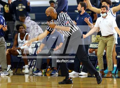 Thumbnail 2 in Mater Dei vs. St. John Bosco photogallery.