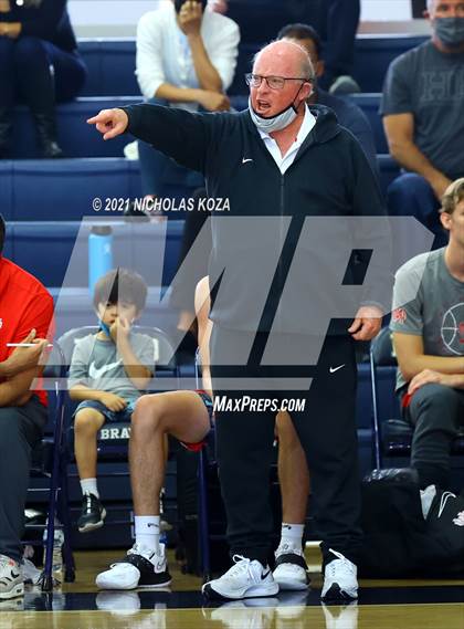 Thumbnail 2 in Mater Dei vs. St. John Bosco photogallery.
