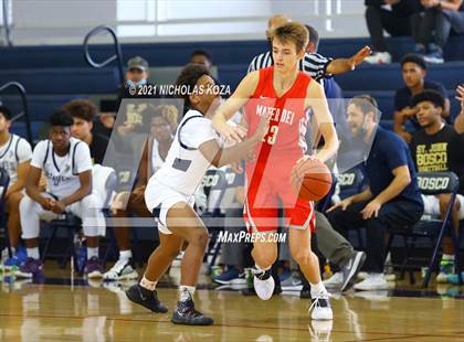 Thumbnail 1 in Mater Dei vs. St. John Bosco photogallery.