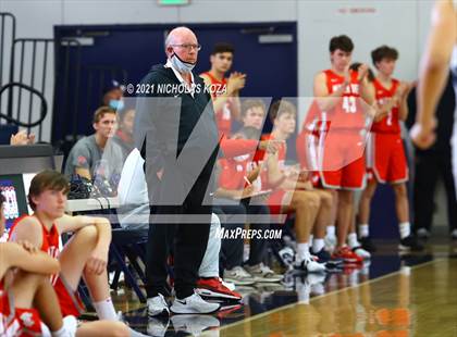 Thumbnail 2 in Mater Dei vs. St. John Bosco photogallery.
