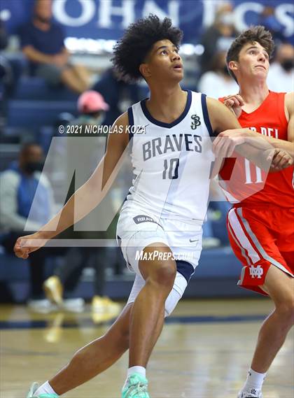 Thumbnail 3 in Mater Dei vs. St. John Bosco photogallery.