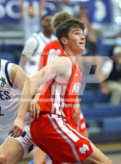 Thumbnail 1 in Mater Dei vs. St. John Bosco photogallery.