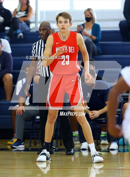 Thumbnail 3 in Mater Dei vs. St. John Bosco photogallery.