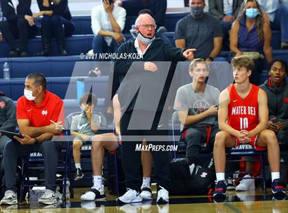 Thumbnail 3 in Mater Dei vs. St. John Bosco photogallery.