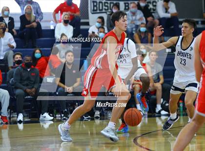 Thumbnail 3 in Mater Dei vs. St. John Bosco photogallery.