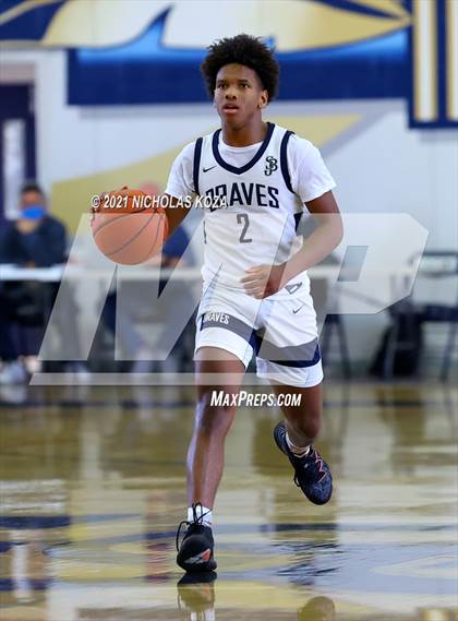 Thumbnail 1 in Mater Dei vs. St. John Bosco photogallery.