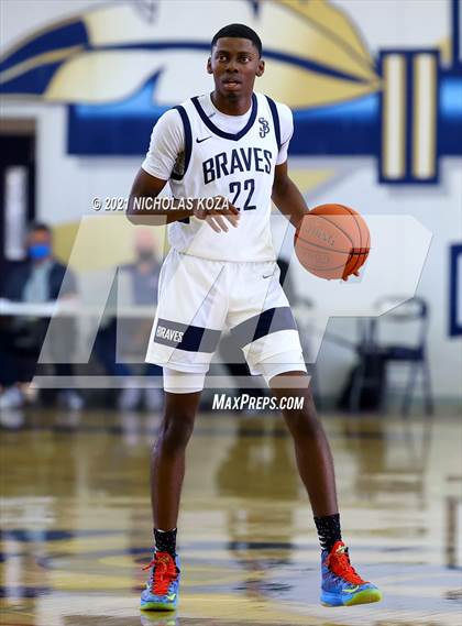 Thumbnail 1 in Mater Dei vs. St. John Bosco photogallery.