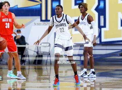 Thumbnail 3 in Mater Dei vs. St. John Bosco photogallery.