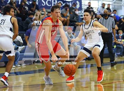 Thumbnail 3 in Mater Dei vs. St. John Bosco photogallery.