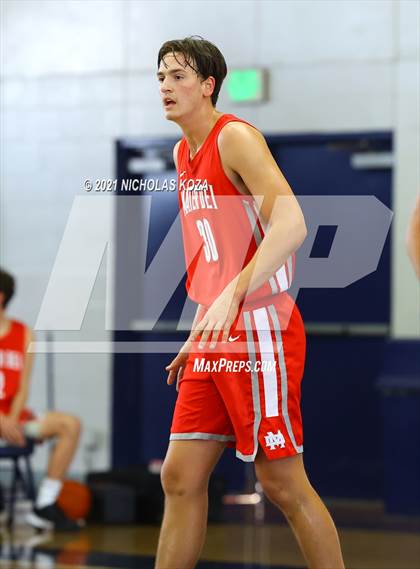 Thumbnail 2 in Mater Dei vs. St. John Bosco photogallery.