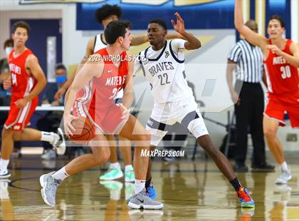 Thumbnail 3 in Mater Dei vs. St. John Bosco photogallery.