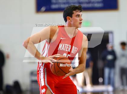 Thumbnail 2 in Mater Dei vs. St. John Bosco photogallery.