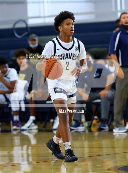 Thumbnail 1 in Mater Dei vs. St. John Bosco photogallery.