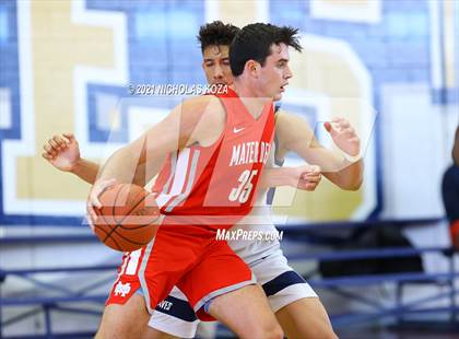 Thumbnail 1 in Mater Dei vs. St. John Bosco photogallery.