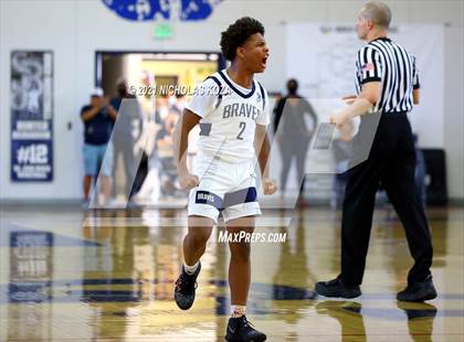 Thumbnail 3 in Mater Dei vs. St. John Bosco photogallery.