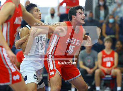 Thumbnail 1 in Mater Dei vs. St. John Bosco photogallery.
