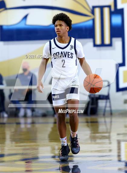 Thumbnail 1 in Mater Dei vs. St. John Bosco photogallery.