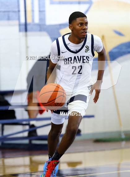 Thumbnail 1 in Mater Dei vs. St. John Bosco photogallery.