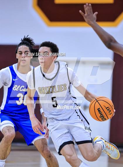Thumbnail 3 in El Camino Real vs  Golden Valley (Annual Bob Hawking Simi Valley Tip-Off Classic) photogallery.
