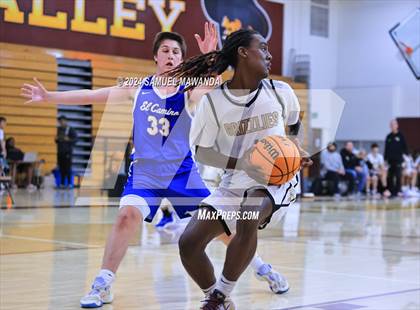 Thumbnail 1 in El Camino Real vs  Golden Valley (Annual Bob Hawking Simi Valley Tip-Off Classic) photogallery.