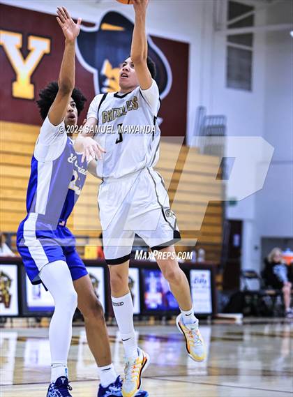 Thumbnail 2 in El Camino Real vs  Golden Valley (Annual Bob Hawking Simi Valley Tip-Off Classic) photogallery.