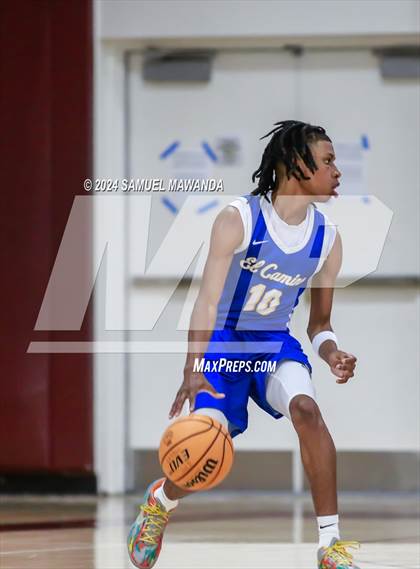 Thumbnail 1 in El Camino Real vs  Golden Valley (Annual Bob Hawking Simi Valley Tip-Off Classic) photogallery.