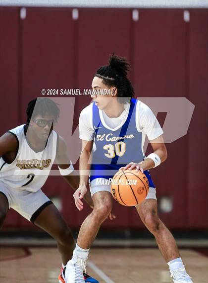 Thumbnail 2 in El Camino Real vs  Golden Valley (Annual Bob Hawking Simi Valley Tip-Off Classic) photogallery.
