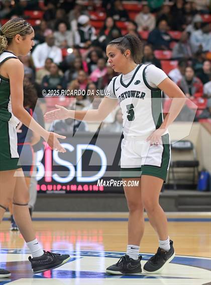 Thumbnail 3 in Alief Taylor vs. Fort Bend Hightower (UIL 6A D2 Basketball Regional Final) photogallery.