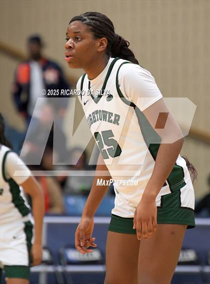 Thumbnail 3 in Alief Taylor vs. Fort Bend Hightower (UIL 6A D2 Basketball Regional Final) photogallery.
