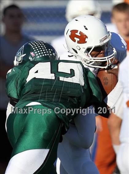 Thumbnail 3 in Hutto vs. Poteet (4A Region 2 Bi-District Playoffs) photogallery.