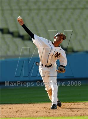 Thumbnail 1 in Notre Dame vs. South Hills (CIF SS D3 Final) photogallery.