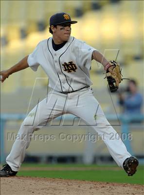 Thumbnail 1 in Notre Dame vs. South Hills (CIF SS D3 Final) photogallery.