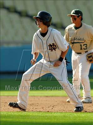 Thumbnail 1 in Notre Dame vs. South Hills (CIF SS D3 Final) photogallery.
