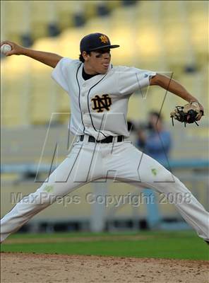 Thumbnail 1 in Notre Dame vs. South Hills (CIF SS D3 Final) photogallery.